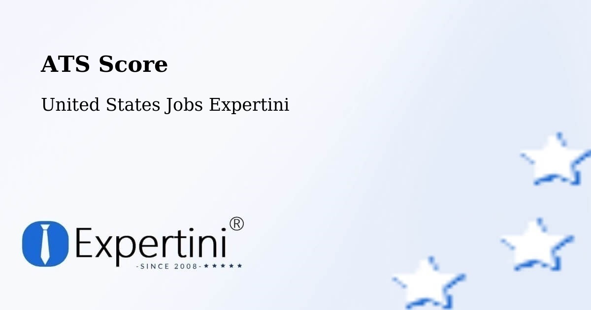 Resume ATS Score & Job Description Match Tool – Plainfield - United States Jobs Expertini